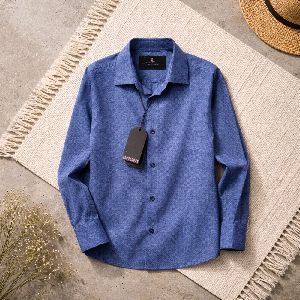 Ben Sherman Men's Blue Button-Down Shirt Large 16-16.5 32/33 NWT